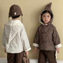 將圖片載入圖庫檢視器 DM250617SE-秋冬季精靈帽加厚棉服外套
