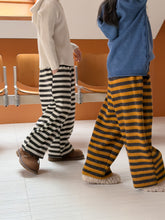 將圖片載入圖庫檢視器 2025D204PA-冬季條紋針織加厚休閒直筒長褲
