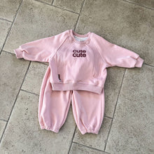 將圖片載入圖庫檢視器 CZ260828TG-春秋季韓版可愛圓領休閒兩件套
