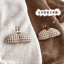 將圖片載入圖庫檢視器 ZDL5181LS冬季顆粒絨連身衣｜毛毛連帽爬服
