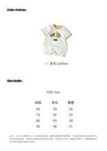 將圖片載入圖庫檢視器 622012LS-夏季｜立體卡通｜男童短袖連身哈衣
