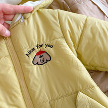 將圖片載入圖庫檢視器 ZDL5067LS-冬季小狗連身衣｜夾棉連帽爬服
