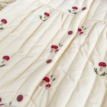 將圖片載入圖庫檢視器 H10633LS-冬季聖誕蘑菇刺繡加絨哈衣（加厚）
