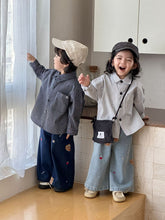 將圖片載入圖庫檢視器 CC260843SE-春秋季純棉條紋長袖襯衫
