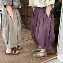 Load image into Gallery viewer, 24X14PA-夏季｜純色寬鬆｜燈籠八分褲
