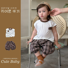 Load image into Gallery viewer, M627081TG-夏季｜波點印花｜短褲套裝
