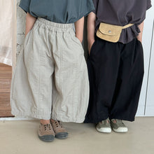 Load image into Gallery viewer, 25X30PA-夏季｜拼接純色｜防蚊九分褲
