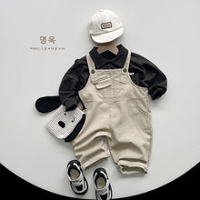 將圖片載入圖庫檢視器 88008LS-秋季韓版休閒背帶褲
