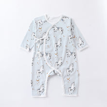 Load image into Gallery viewer, D23290LS-Autumn long-sleeved cotton unicorn crawling suit (without hat) 
