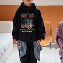 將圖片載入圖庫檢視器 2025D201TG-冬季韓版卡通印花加絨休閒連帽兩件套
