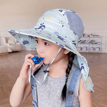 Load image into Gallery viewer, ET-1062AC- Summer large brim thin sun protection bucket hat

