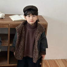 Load image into Gallery viewer, 25D33SE-冬季羊羔毛呢外套｜森系加厚大衣
