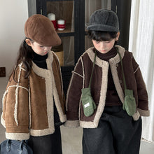 將圖片載入圖庫檢視器 25D18SE-冬季複合式皮毛一體外套
