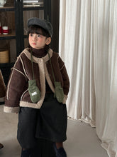 將圖片載入圖庫檢視器 25D18SE-冬季複合式皮毛一體外套
