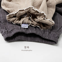 將圖片載入圖庫檢視器 26033PA-春季｜棉麻條紋｜休閒長褲
