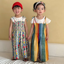 Load image into Gallery viewer, XL260742LS-夏季｜條紋寬鬆｜連體衣
