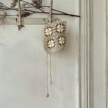 將圖片載入圖庫檢視器 MY9514LS-秋冬季韓版嬰兒復古手工勾花針織背心連身褲兩件套
