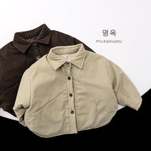 將圖片載入圖庫檢視器 25258SE-冬季夾棉長袖襯衫外套
