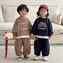 Load image into Gallery viewer, CZ260748TG春秋運動套裝｜假兩件衛衣褲
