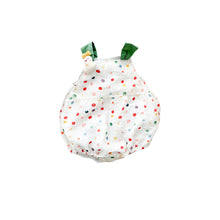 將圖片載入圖庫檢視器 624148LS-夏季｜彩色波點玩偶｜女童吊帶三角哈衣
