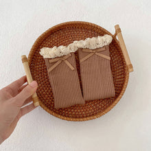 將圖片載入圖庫檢視器 W027PA-秋季花邊中筒堆堆棉襪（女童）
