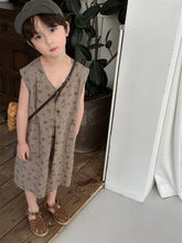 Load image into Gallery viewer, 24X12LS-夏季｜碎花森系｜背帶連體褲
