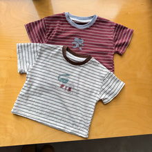 將圖片載入圖庫檢視器 XX260796SE-夏季條紋短袖上衣
