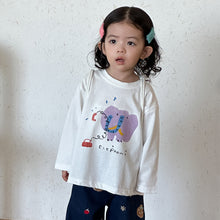 Load image into Gallery viewer, CX260830SE-春秋純棉長袖上衣｜卡通印花T恤
