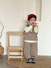 將圖片載入圖庫檢視器 CZ260890TG-春秋季連帽辦拉鍊背心休閒三件套裝
