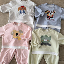 Load image into Gallery viewer, CZ260856TG春秋假兩件套裝｜卡通運動風
