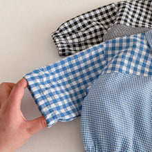 將圖片載入圖庫檢視器 ZCW6181SE-春季笑臉格紋拼接外套
