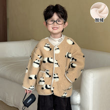 Load image into Gallery viewer, DW250670SE-秋冬季羊羔毛加絨造型外套
