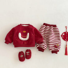 將圖片載入圖庫檢視器 ZDY5695SE冬季紅包拜年衛衣｜滿版印花套頭衫
