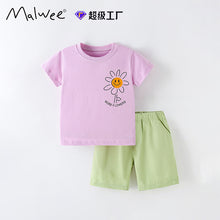 將圖片載入圖庫檢視器 101115TG-夏季男童圓領短袖兩件套裝
