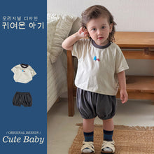 將圖片載入圖庫檢視器 M627001TG-夏季｜波點休閒｜短袖套裝
