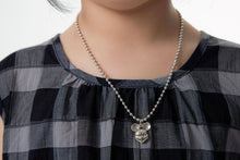 Load image into Gallery viewer, BB2602PCW-夏季｜黑灰格｜荷葉邊連衣裙
