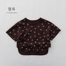 Load image into Gallery viewer, 26079SE-夏季｜純棉波點｜兒童短袖T恤
