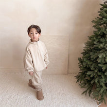 將圖片載入圖庫檢視器 Y8566TG-冬季立領套裝｜雙面絨運動風
