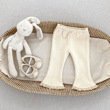 將圖片載入圖庫檢視器 H10669SE-冬季加絨蝴蝶結馬甲&amp;刷絨上衣&amp;喇叭長褲
