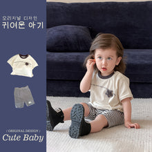 將圖片載入圖庫檢視器 M627003TG-夏季｜星星上衣｜短褲套裝
