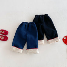 將圖片載入圖庫檢視器 ZDK5708PA-冬季超萌蝴蝶結加絨牛仔長褲
