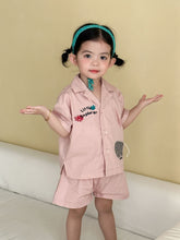 將圖片載入圖庫檢視器 XZ260831TG-夏季純棉襯衫套裝
