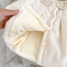 Load image into Gallery viewer, H10620SE-冬季蕾絲翻領加厚棉服外套
