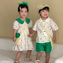 將圖片載入圖庫檢視器 XZ260718TG-夏季襯衫兄妹套裝
