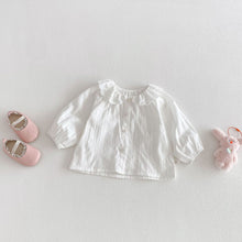 Load image into Gallery viewer, ZCK6067LS-春季刺繡背帶長褲&amp;娃娃上衣
