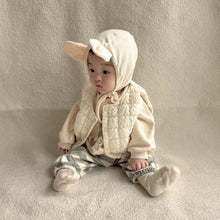 將圖片載入圖庫檢視器 Y7458SE-冬季棉質背心｜小方格保暖馬甲
