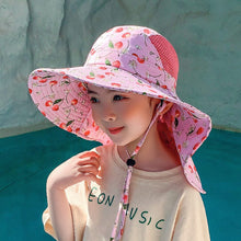 Load image into Gallery viewer, ET-1062AC- Summer large brim thin sun protection bucket hat
