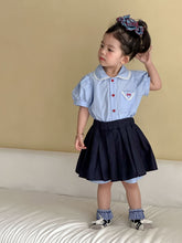 將圖片載入圖庫檢視器 XZ260715TG-夏季學院風襯衫套裝
