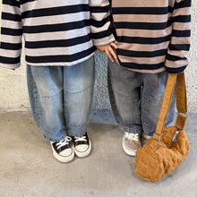 Load image into Gallery viewer, Q83102PA- Spring and Autumn Korean version of loose soft denim casual patch trousers 

