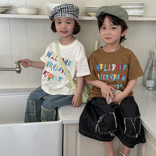 Load image into Gallery viewer, 25X04SE-夏季｜字母印花｜寬鬆T恤
